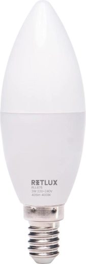 Retlux LED candle bulb E14 3 W 405 lm cool white