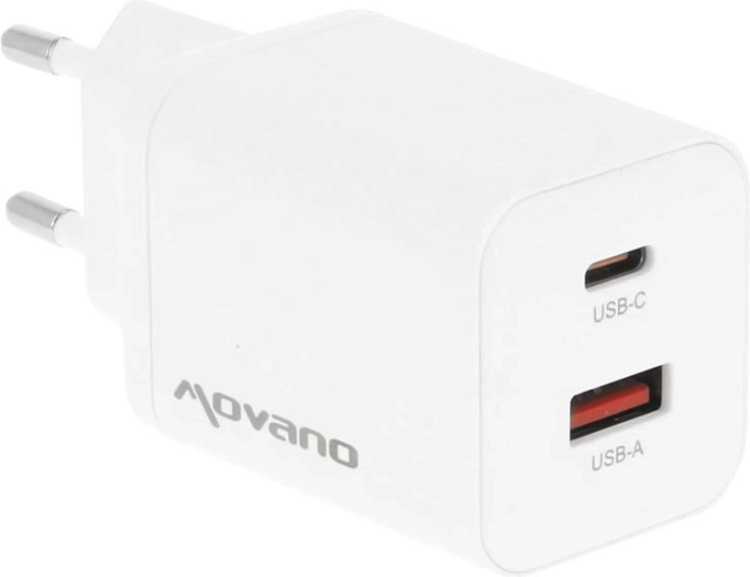 USB‑C + USB‑A: polnite dve napravi hkrati