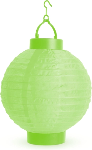 LED-lampion z zelenim senčnikom – Zelena