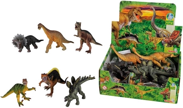 Rubber dinosaur 14–16 cm, random selection - 1 piece