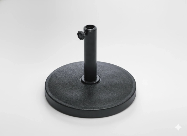 Betonsko stojalo za senčnik 12 kg – črno