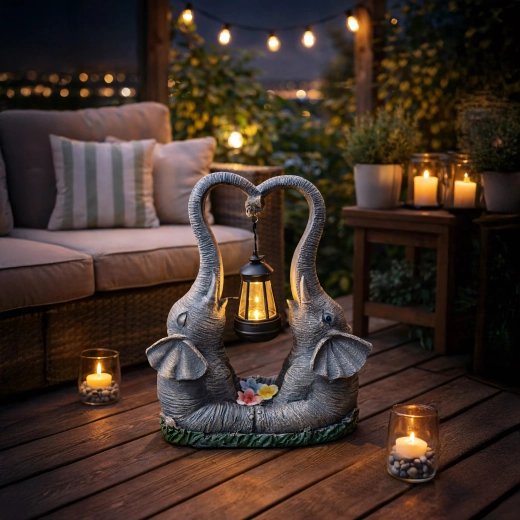 Čarobno vzdušje s toplo LED svetlobo