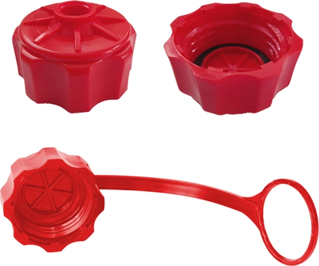 Zamašek za plastični kanister za gorivo s tesnilom