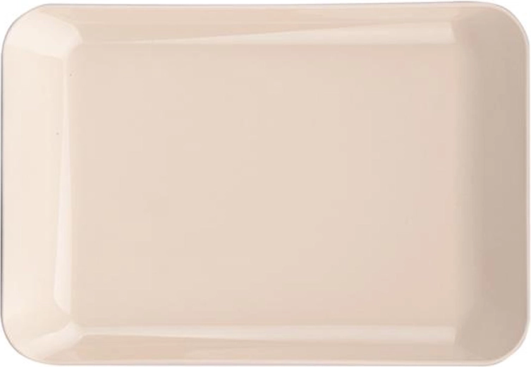 Plastični servirni pladenj 19 × 13 cm – mešanica barv