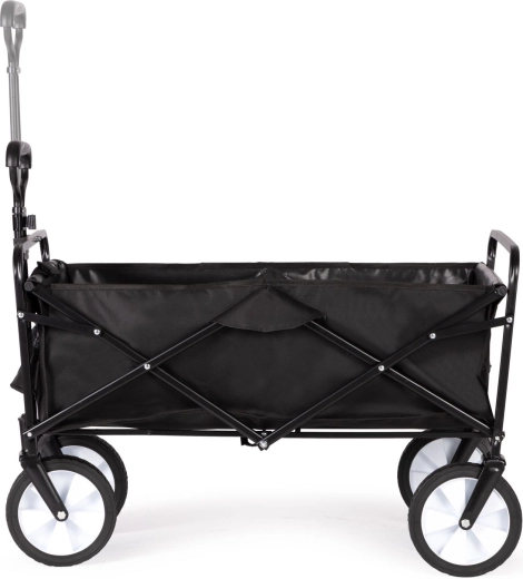Easy maneuvering thanks to swiveling front wheels
