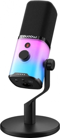 Mikrofon Maono PD100X RGB črn