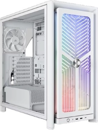 Corsair Frame 4000X RS bela ATX mid-tower ohišje