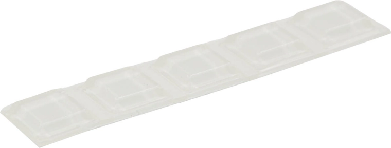 Samolepilni prozorni kvadratni blažilnik 12,7 × 12,7 × 3 mm, set 5 kosov