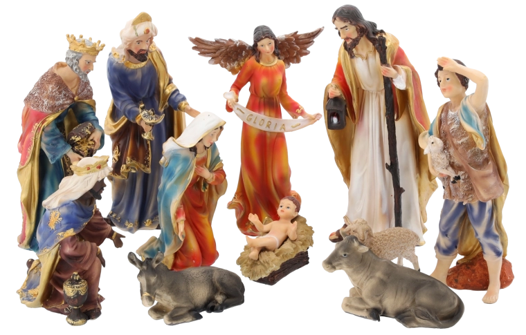 Celoten komplet 11 figur za tradicionalne jaslice