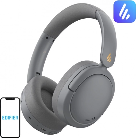 Brezžične slušalke z ANC Edifier W800BT Pro – Siva