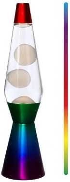 Lava svetilka z LED, ki spreminjajo barve