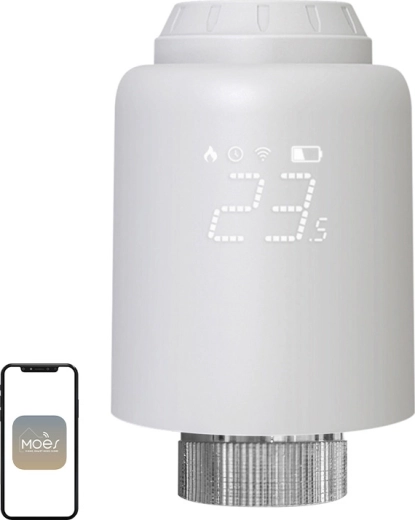 Moes smart thermostatic radiator valve ZigBee Tuya ZTRV-PJ-601-MS