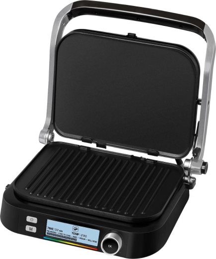 Three positions for versatile grilling