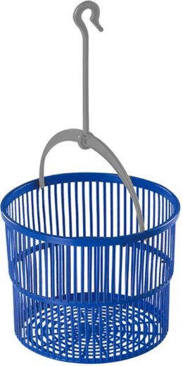 Košara za ščipalke za perilo s kavljem 19 × 19 cm