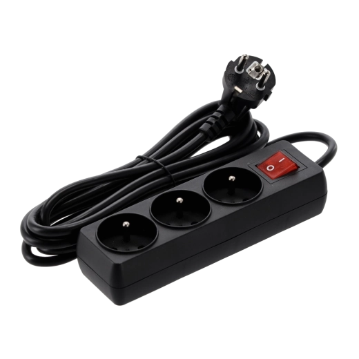 Tri vtičnice Schuko v vzdržljivem ohišju