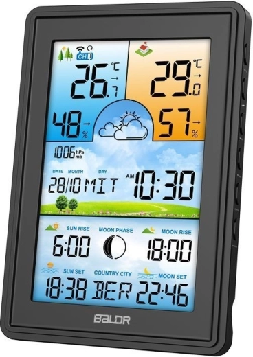 Velik barvni LCD zaslon z nastavljivo osvetlitvijo ozadja