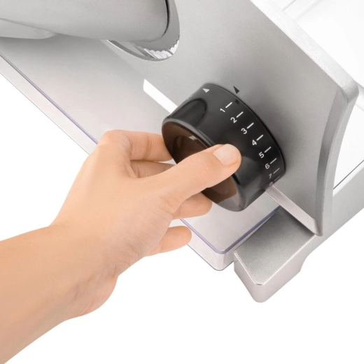 Continuously adjustable slice thickness