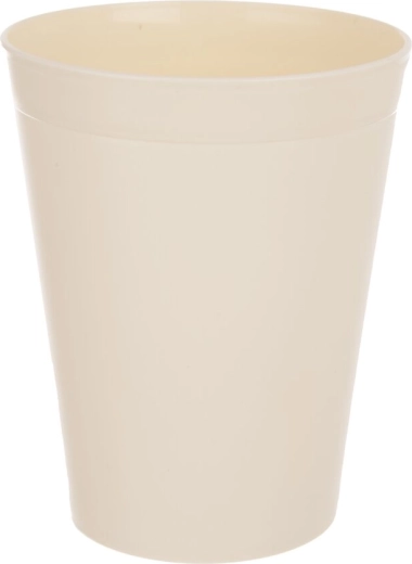 Plastični kozarec Sandy 0,3 l, smetanaste barve