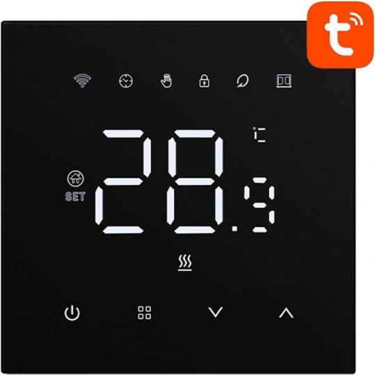 Pametni termostat AVATTO za električno ogrevanje 16 A z Wi‑Fi