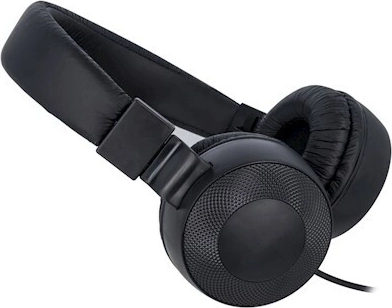 Setty žičene slušalke z mikrofonom 1,2 m črna