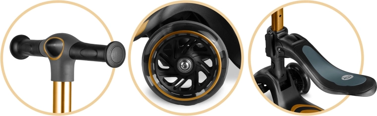 Raste z otrokom: nastavljivo krmilo in sedež