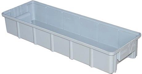 Plastični regalni predal 20 × 60 × 9,5 cm, nosilnost 12 kg
