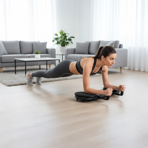 Core vadba z drsenjem in stabilno oporo