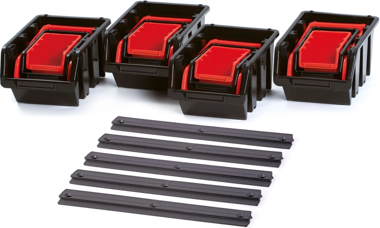 Set stenskih shranjevalnih zabojev z letvami SETTRUCK