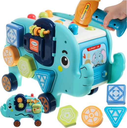 Kruzzel interactive educational Montessori elephant - 1 piece