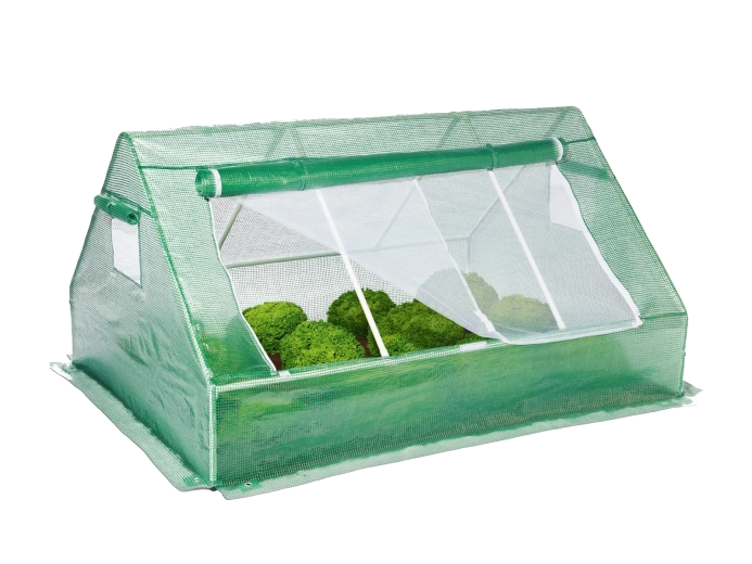 Vrtni mini rastlinjak zelen 180 × 140 × 94 cm