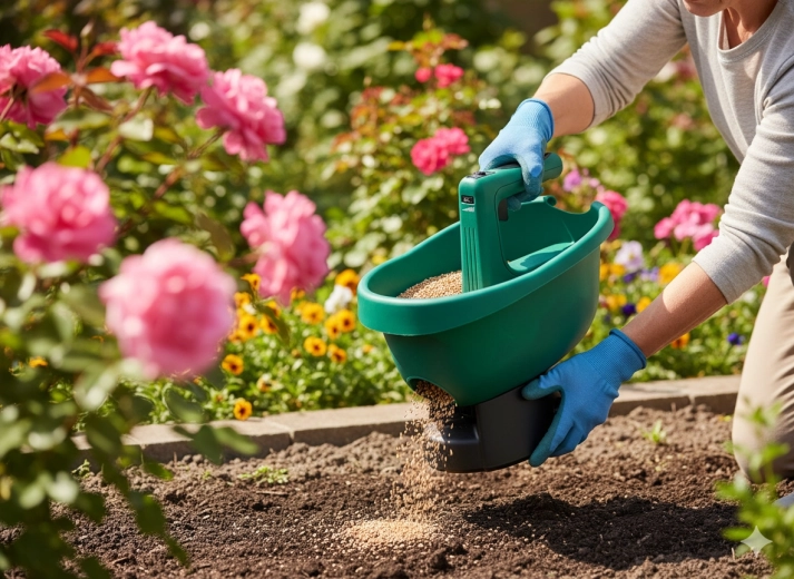 Hitro in udobno delo na gredicah in trati