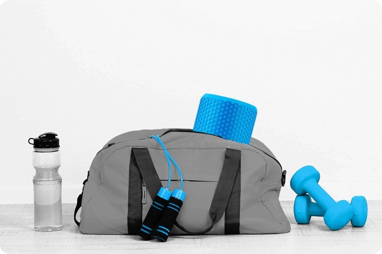 Kompaktne mere za potovanja in telovadnico