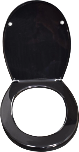 Univerzalno črno WC desko iz polipropilena