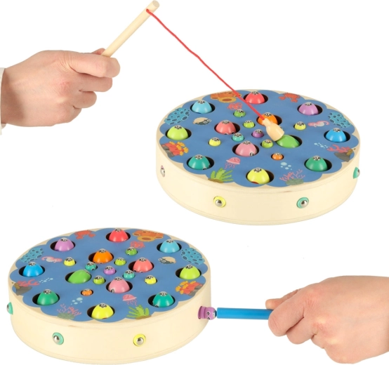 Magnetic fishing and caterpillars for fine motor skills