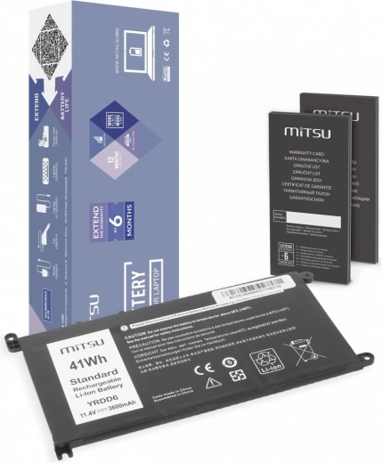 Baterija za Dell Inspiron 14 5481, 5590 3600 mAh (41 Wh) 11,4 V
