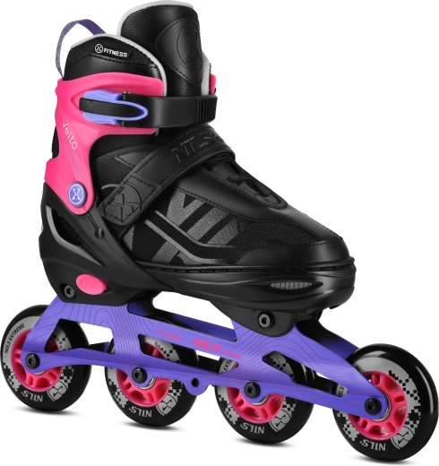 Rolerji Nils Extreme Velto rožnati – L (39–42)