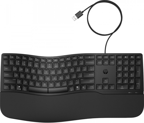 Žična ergonomska tipkovnica HP 480 Comfort