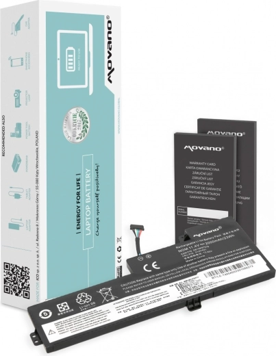 Baterija za Lenovo ThinkPad T470, T480, A475 in A485 Movano 2000 mAh (23 Wh)