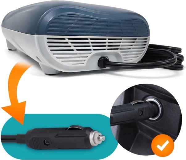 Napajanje iz 12V avtomobilske vtičnice in funkcija izpihovanja