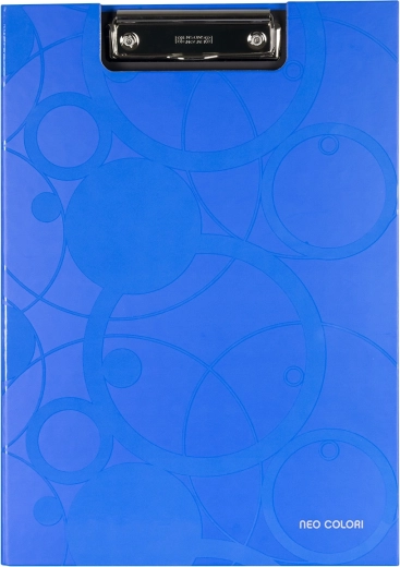 A4 double clipboard laminated blue NEO COLORI