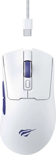 Žična gaming miška Havit MS966 RGB bela