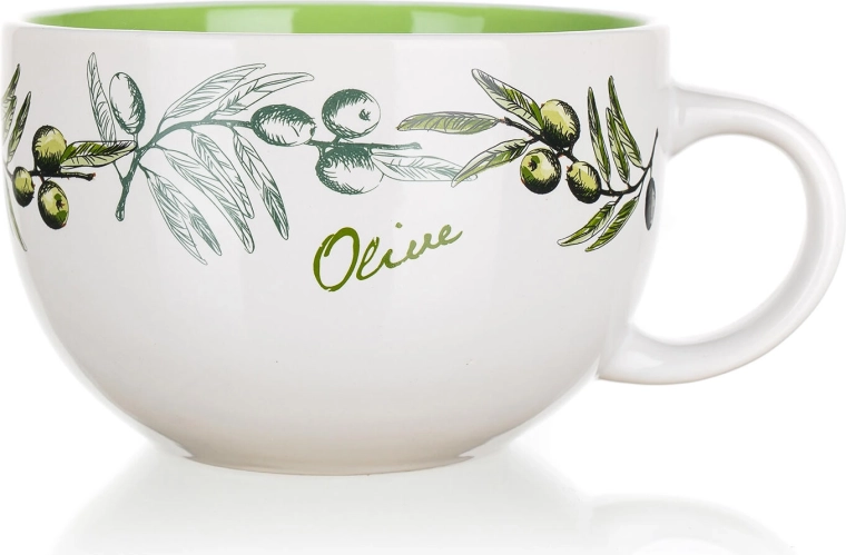 Keramična skodelica Jumbo Olives 660 ml