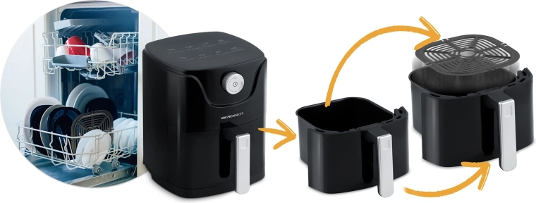 Preprosto čiščenje in kompaktna zasnova