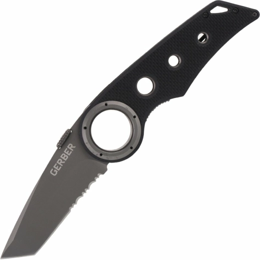 Gerber Remix Tactical žepni nož 7,7 cm, črn, G10, sponka