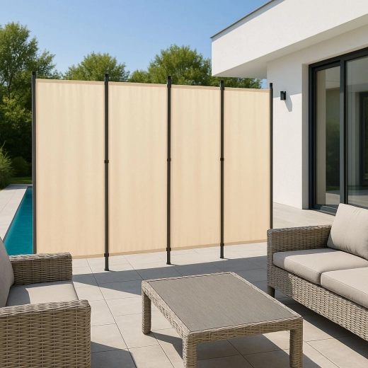 Privacy and protection outdoors and indoors