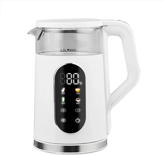 Grelnik vode z nastavitvijo temperature 1,7 l 2200 W bel