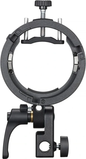 Stable mounting, precise adjustment and Bowens bayonet
