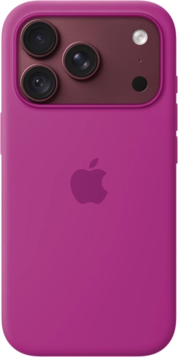 Apple silicone case with MagSafe for iPhone 18 Pro – magenta