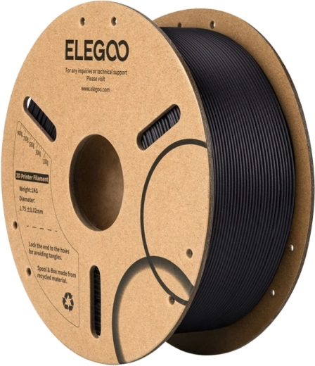 Črn filament ELEGOO PLA-CF 1,75 mm, 1 kg