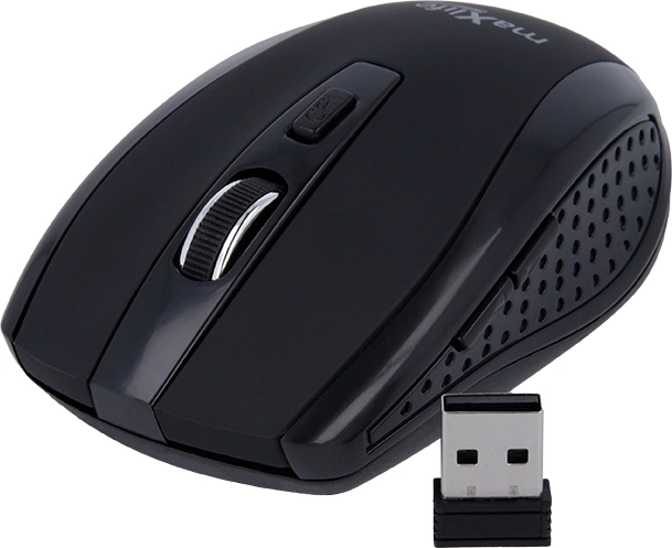 Maxlife Home Office brezžična optična miška črna